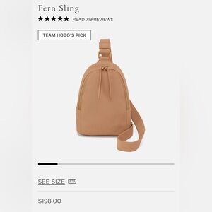 Elegant Tan Leather Sling Bag